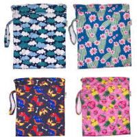 Bolsa impermeable chica estampada